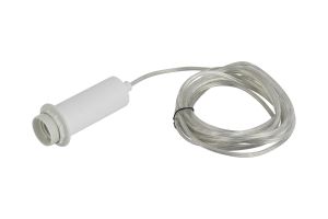 Wick 5m Assembly Body Only, 10cm Body, 1 Light E27, Satin White
