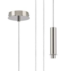 Wick 5m Single Pendant (FRAME ONLY), 1 x G9, Polished Nickel