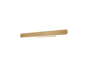 Via 60cm Linear Wall Lamp, 1 x 24W LED, 3000K, 1000lm, Sand Gold, 3yrs Warranty