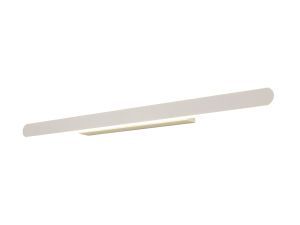 Via 80cm Linear Wall Lamp, 1 x 30W LED, 4000K, 1300lm, Sand White, 3yrs Warranty