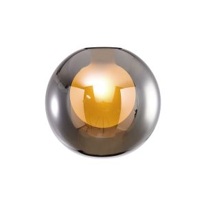 Templo 12cm Round Chrome With Inner Frosted Globe (A) Glass Shade