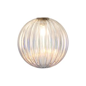 Templo 15cm Segment (B) Round Light Iridescent Globe Glass Shade