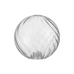 Templo 12cm Swirl Round Glass Shade (I), Clear