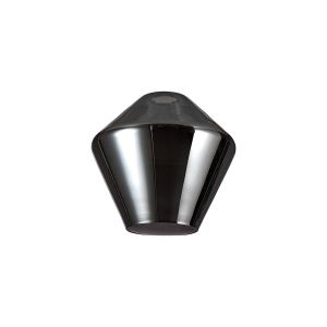 Zenth 23x21.5cm Chrome Plated Diamond Glass (H), Shade