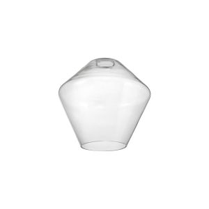 Zenth 23x21.5cm Clear Diamond Glass (H), Shade
