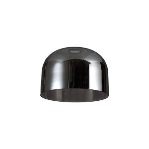 Zenth 24x17cm Chrome Plated Cloche Glass (K), Shade