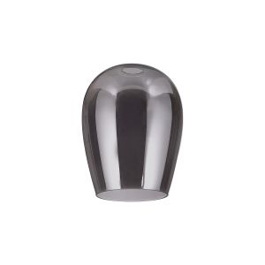Zenth 20x25.5cm Smoke Plated Wine Glass (M), Shade