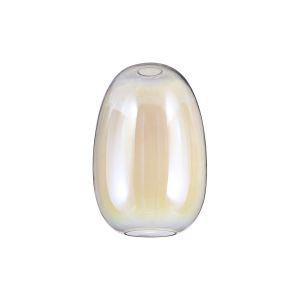 Zenth 20x30cm Iridescent Slim Curved Trapezium Glass (N), Shade
