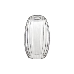 Zenth 18x29cm Clear Ribbed Tubular Glass (O), Shade