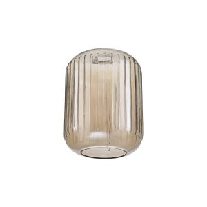 Zenth 20x25.5cm Champagne Ribbed Cylinder Glass (P), Shade