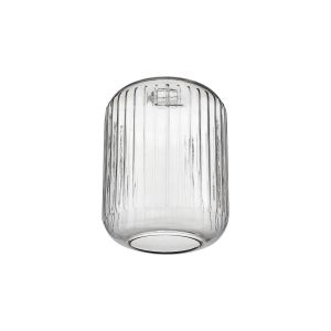 Zenth 20x25.5cm Clear Ribbed Cylinder Glass (P), Shade
