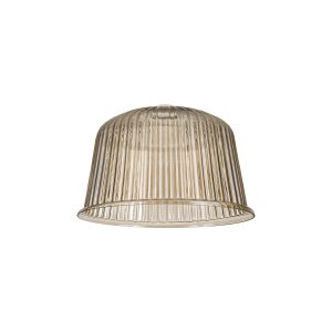 Zenth 28x17.5cm Champagne Ribbed Dome Glass (Q), Shade