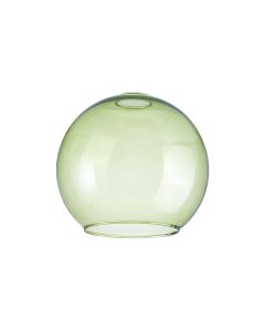 Zenth 20x18cm Open Mouth Round Green Globe Glass (U), Shade