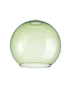 Zenth 25x22.5cm Open Mouth Round Green Globe Glass (U), Shade