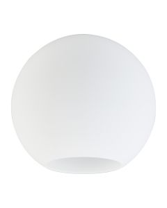 Zenth 30x28cm Open Mouth Round Opal Globe Glass (U), Shade