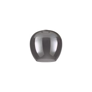 Zenth 18x17cm Smoke Plated Wine Glass (X), Shade