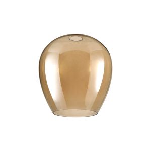 Zenth 25x27cm Amber Plated Wine Glass (X), Shade