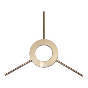 Zenth 3 Rod Glass Suspension 150-200mm Bracket, French Gold