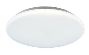 Zero CCT 33.4cm Ceiling 33cm Round, 24W LED, On Board CCT Switch 3000/4000/5000K, 2040lm, White, 3yrs Warranty