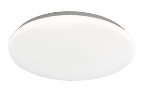 Zero CCT 37.6cm Ceiling 37.5cm Round, 32W LED, On Board CCT Switch 3000/4000/5000K, 2720lm, White, 3yrs Warranty