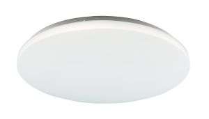 Zero CCT Ceiling 49.5cm Round, 48W LED, On Board CCT Switch 3000/4000/5000K, 4600lm, White, 3yrs Warranty