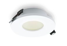 Atlantis Recessed Spotlight 8.3cm Round, GU10 (Max 50W), White, Cutout 58mm, Cut Out: 58mm, Lampholder Included
