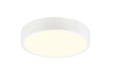 Saona 12cm Round LED Surface Flush Fitting,8W,3000K,680lm,Matt White/Frosted Acrylic,3yrs Warranty