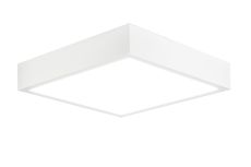 Saona 30cm Square LED Surface Flush Fitting,30W,4000K,2700lm,Matt White/Frosted Acrylic,3yrs Warranty