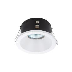 Comfort GU10 Downlight Round, 1 x GU10 (Max 12W), IP54, Matt White, Cut Out: 75mm, 2yrs Warranty, Lampholder Included