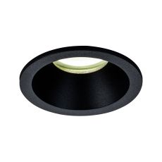 Comfort GU10 Downlight Round, 1 x GU10 (Max 12W), IP54, Matt Black, Cut Out: 75mm, 2yrs Warranty, Lampholder Included