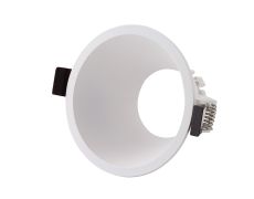 Lamborjini Funnel Centre, 85mm Cut Out, Spotlight Round, 1 x GU10 (Max 12W), White, Lampholder Included