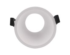 Lamborjini Funnel 45°, 85mm Cut Out, Spotlight Round, 1 x GU10 (Max 12W), White, Lampholder Included