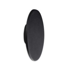 Bora Bora Wall Light 27cm Round 16W LED 3000K, 1350lm, Matt Black, 3yrs Warranty