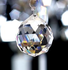 Crystal Sphere Without Ring Clear 20mm