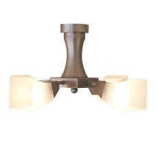 Chievo Semi Flush 4 Light G9 Satin Chrome/Frosted Glass