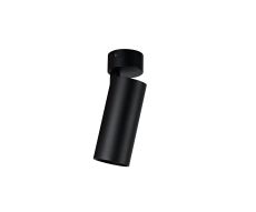 Eos A 10 Triac Dimmable, Tridonic 10W 676lm 3000K 24°, Black & Black, Surface LED Spotlight, Push Fit Fast Connector, IP20, 5yrs Warranty