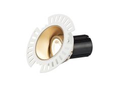Basy A 10 Powered by Tridonic 10W 688lm 2700K 12°, Gold IP20 Adjustable Recessed Trimless Spotlight , NO DRIVER REQUIRED, 5yrs Warranty