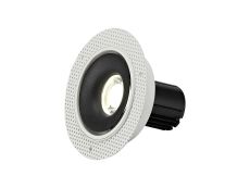 Bolor T 10 Powered by Tridonic 10W 688lm 2700K 12°, White/Black IP20 Trimless Fixed Recessed Spotlight , NO DRIVER REQUIRED, 5yrs Warranty