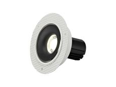 Bolor T 10 Dimmable Tridonic 10W 676lm 3000K 36°, White/Black IP20 Trimless Fixed Recessed Spotlight , NO DRIVER REQUIRED, 5yrs Warranty