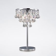 Atla Table Lamp 3 Light G9 Polished Chrome/Crystal
