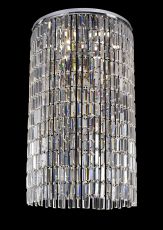 Torre Pendant *** 60cm Plate & Mirror Only *** 7 Light GU10 Polished Chrome/Crystal To Order 70 Hooks