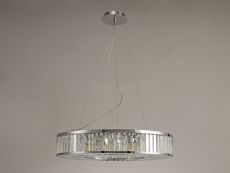 Torre Pendant 9 Light G9 Polished Chrome/Crystal