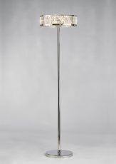 Torre Floor Lamp 5 Light G9 Polished Chrome/Crystal, NOT LED/CFL Compatible