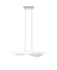 Bianca Pendant, 40W LED, 3000K, 2450lm, White, Acrylic, 3yrs Warranty