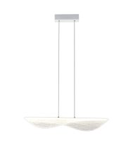 Bianca Pendant Dimmable, 40W LED, 3000K, 2450lm, White, Acrylic, 3yrs Warranty