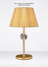Esapori Table Lamp WITHOUT SHADE 1 Light E27 Gold/Crystal