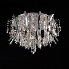 Mios 60cm Ceiling 12 Light G4 Polished Chrome/Crystal, NOT LED/CFL Compatible