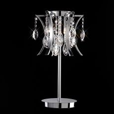 Mios Crystal Table Lamp 3 Light G4 Polished Chrome
