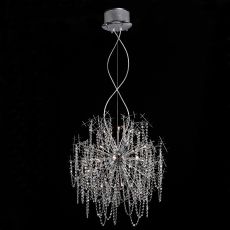 Lexi Pendant 22 Light G4 Polished Chrome/Crystal, NOT LED/CFL Compatible Item Weight: 15kg