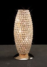 Kos Table Lamp 3 Light G9 French Gold/Crystal